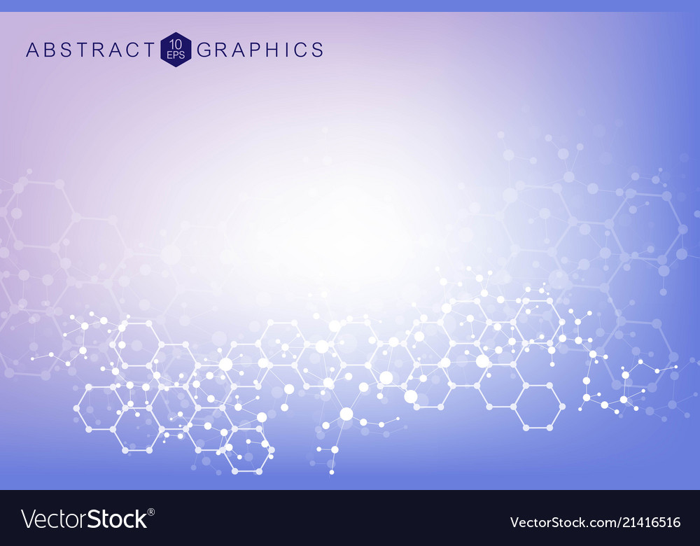 Science network pattern connecting lines and dots Vector Image Science network pattern connecting lines and dots