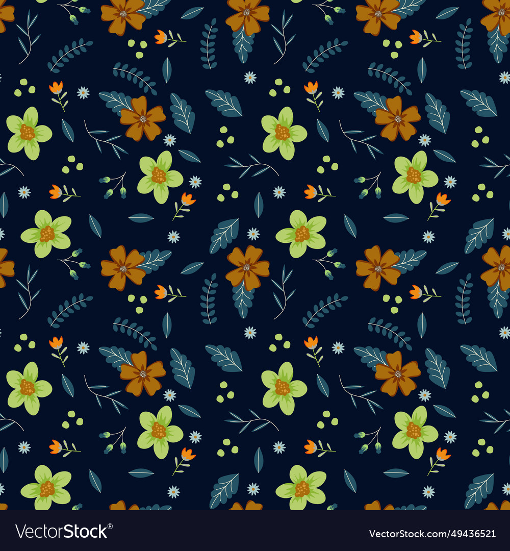 Abstract flower pattern background Vector Image Abstract flower pattern background