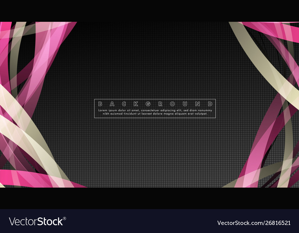 Curved abstract design with background