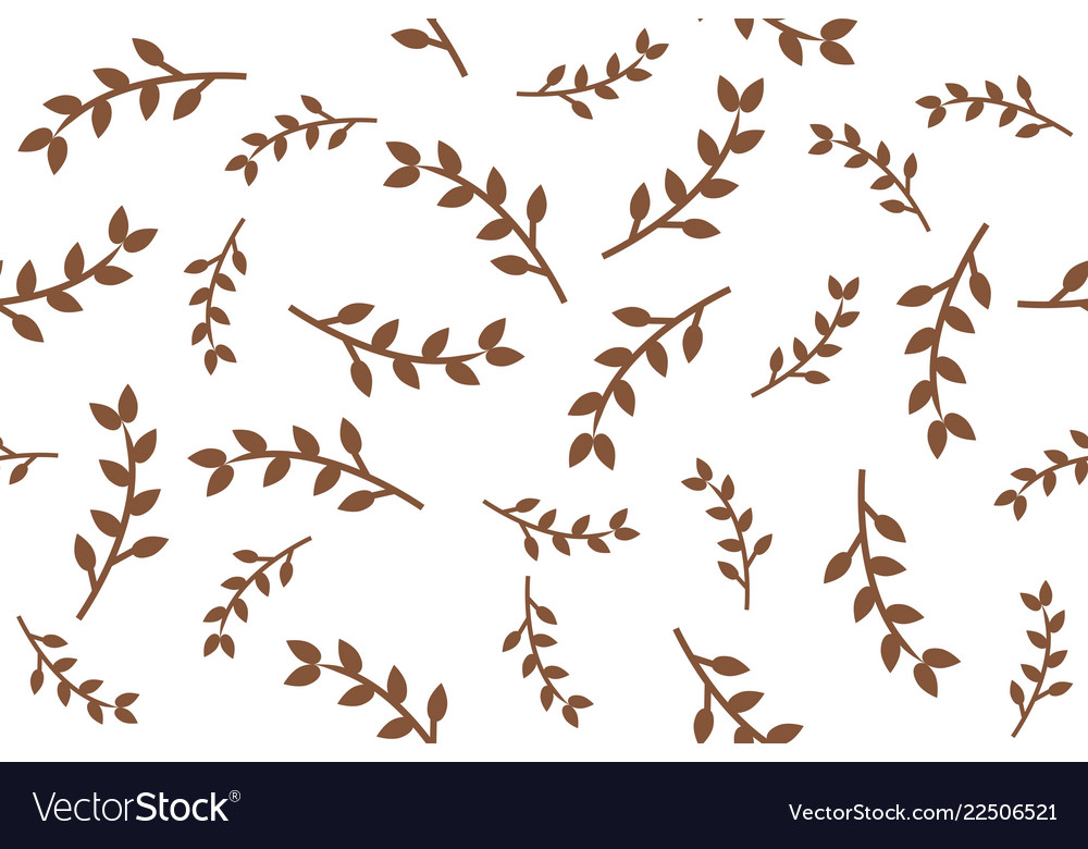 Leaves seamless pattern for use as wrapping paper