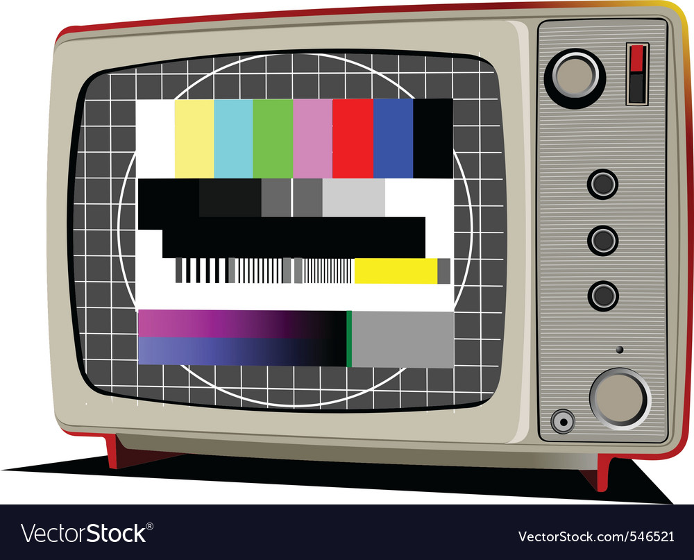 Retro screen Royalty Free Vector Image VectorStock