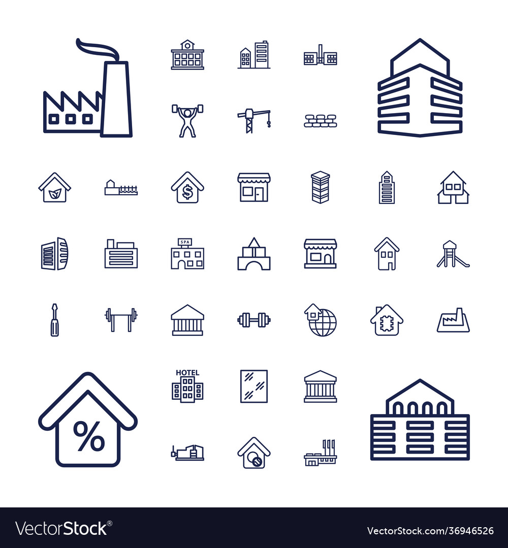 Building icons