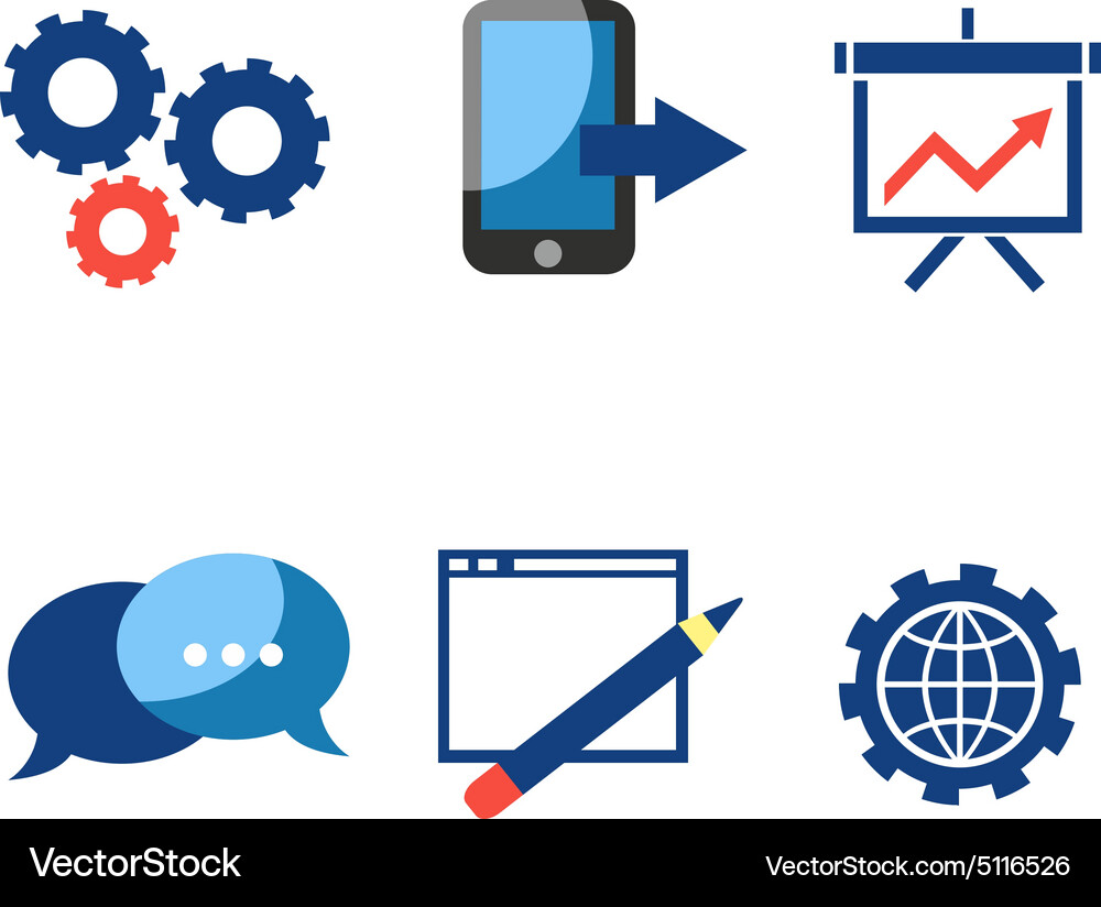 Business plan strategy Royalty Free Vector Image