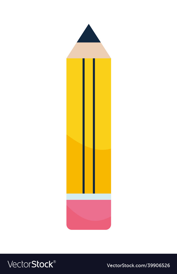 Pencil icon image Royalty Free Vector Image - VectorStock