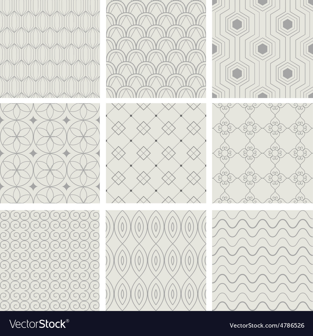 Set of seamless pattern