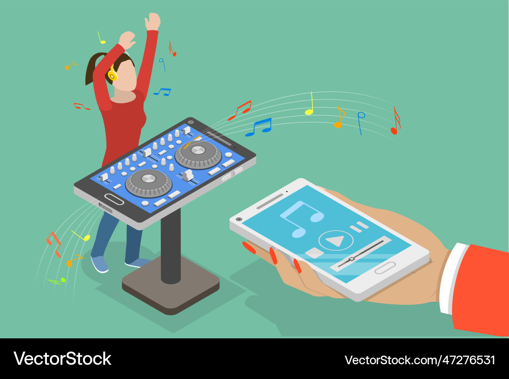 3d isometric flat conceptual Royalty Free Vector Image