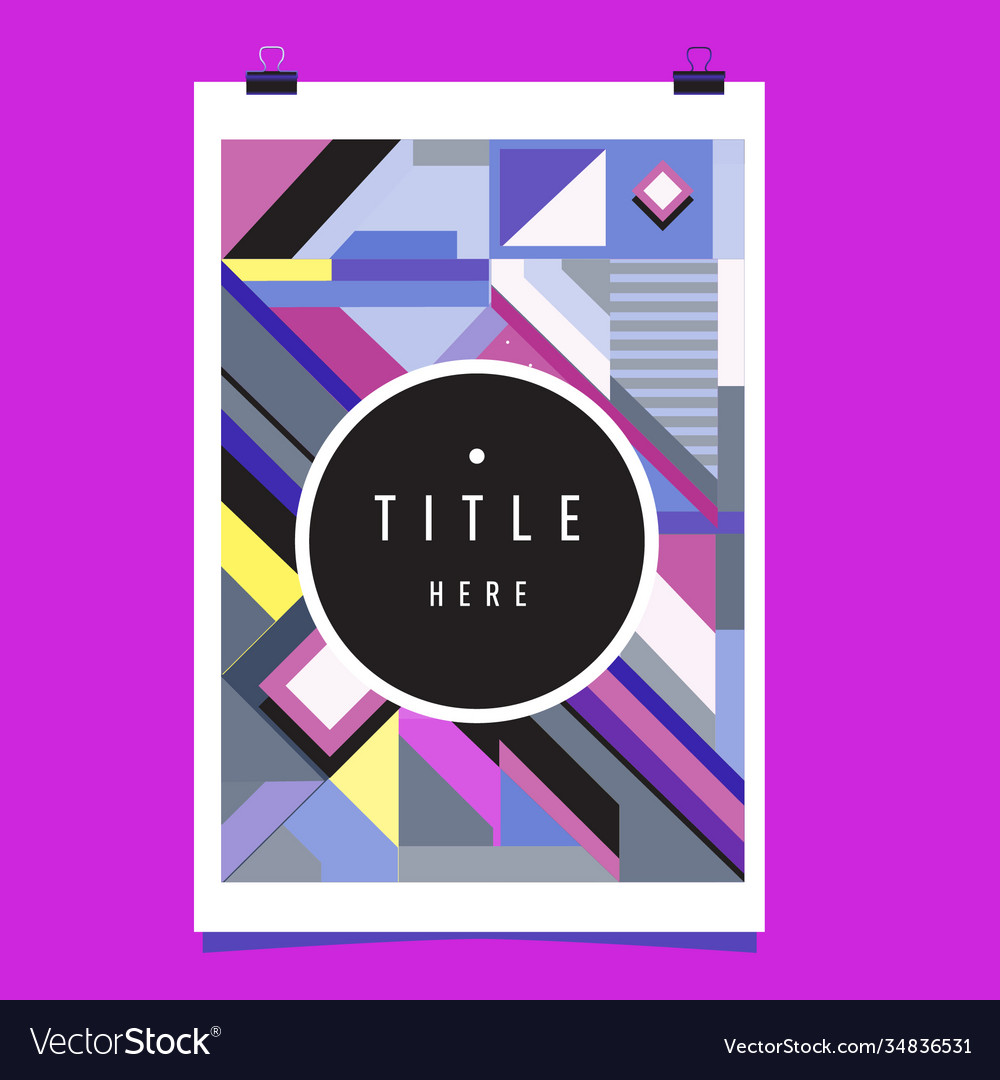 Abstract colorful geometric pattern background