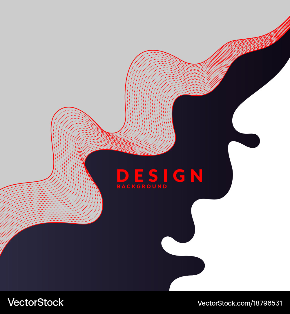 Abstract geometric background with dynamic Vector Image