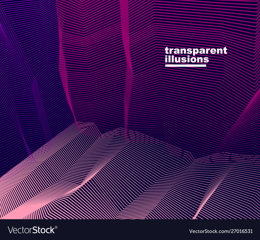Abstract linear textured art background vector image Abstract linear textured art background