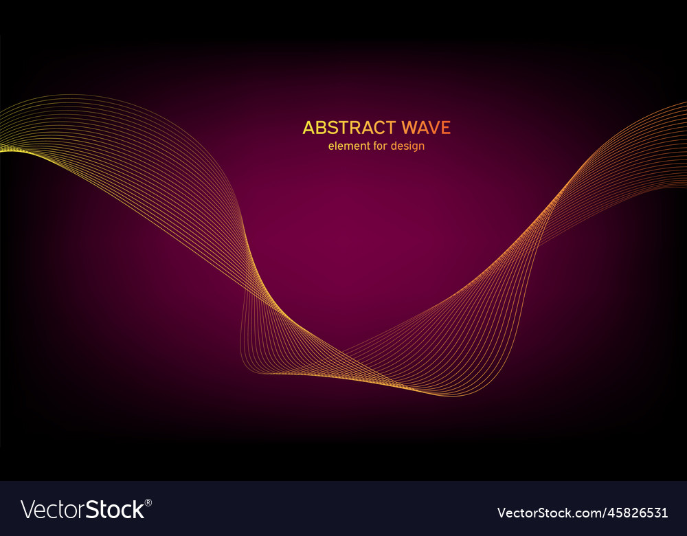 Abstract wave element for design digital vector image Abstract wave element for design digital