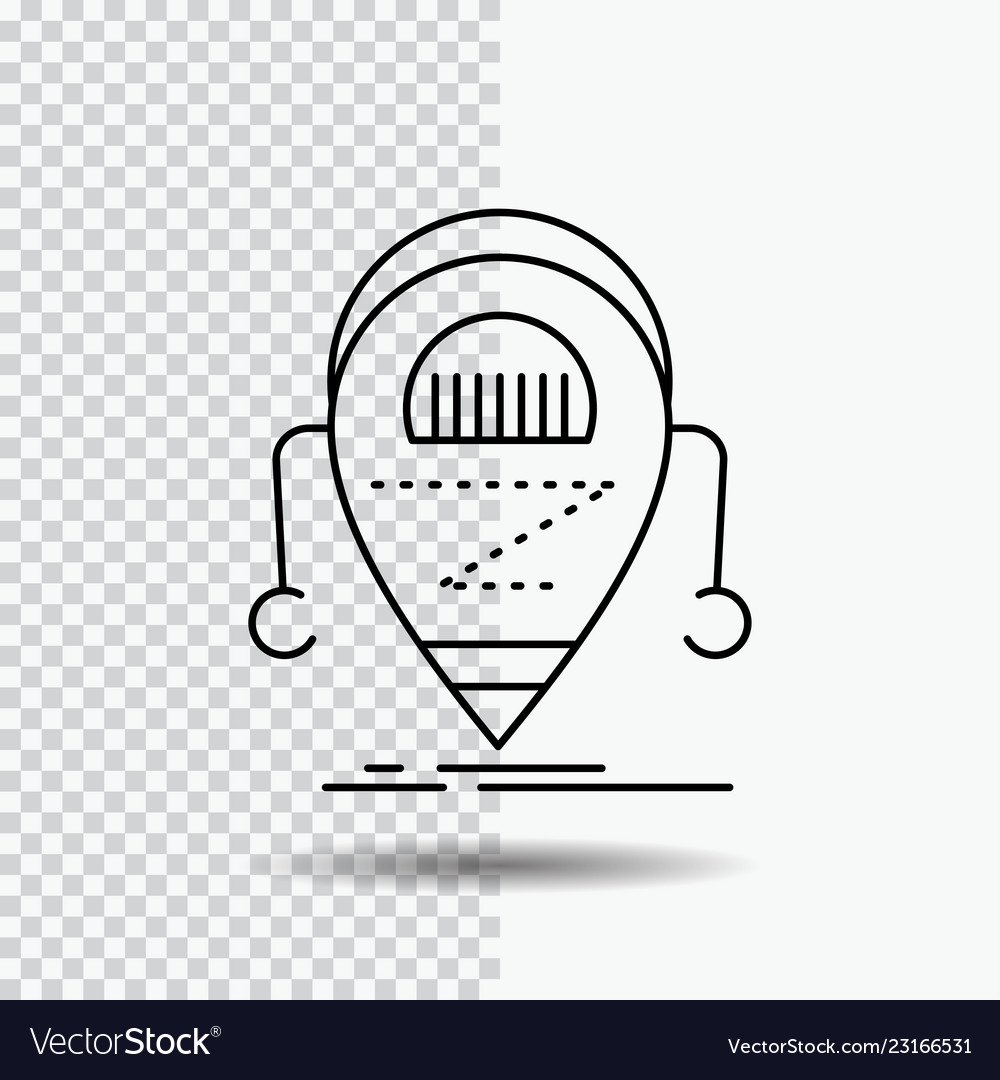 Android beta droid robot technology line icon