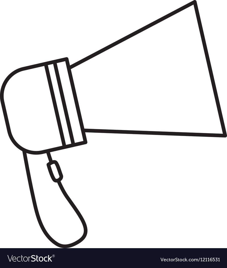 Bullhorn advertising symbol