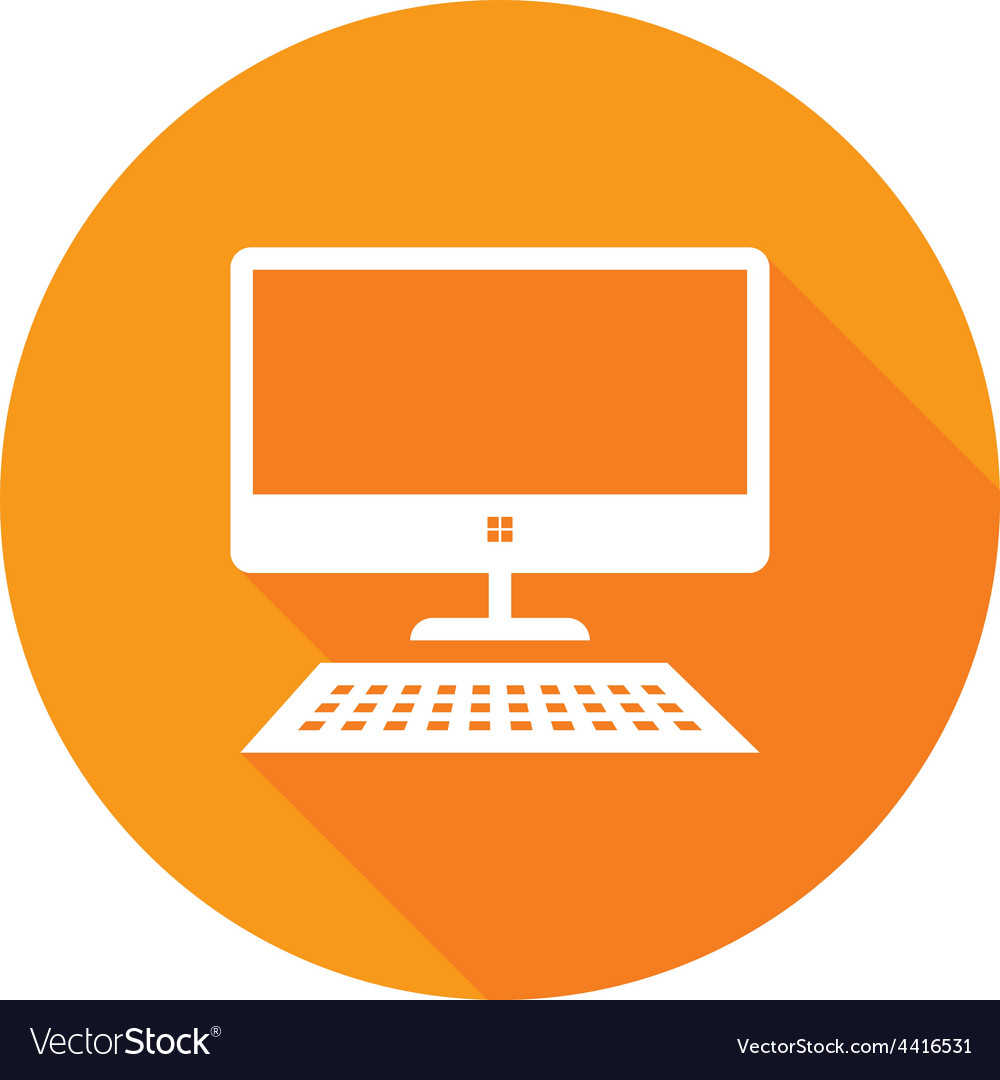 Computer Monitor Keyboard Icon