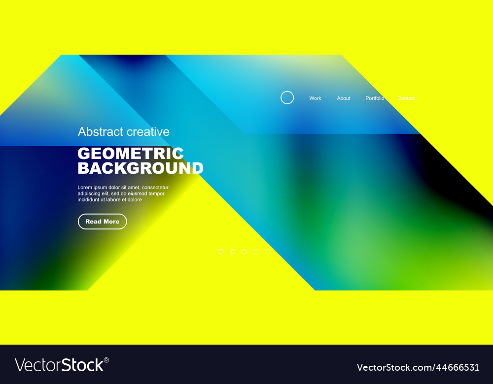 Fluid gradient geometric triangles abstract vector image Fluid gradient geometric triangles abstract