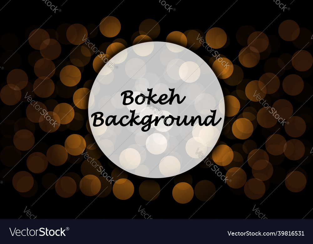 Glowing white lights with sparkles bokeh