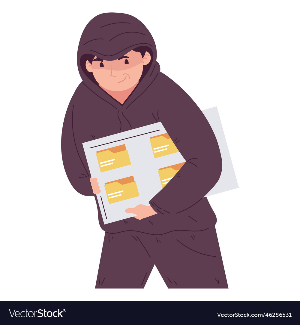 Hacker stealing your information