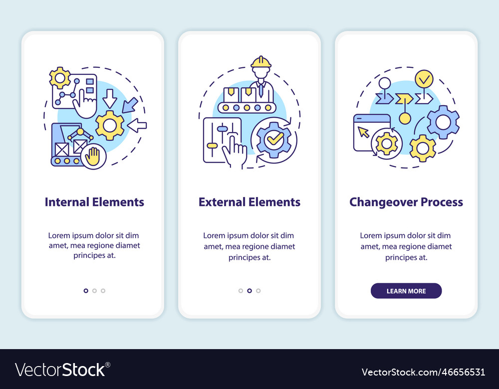 Smed concepts onboarding mobile app screen
