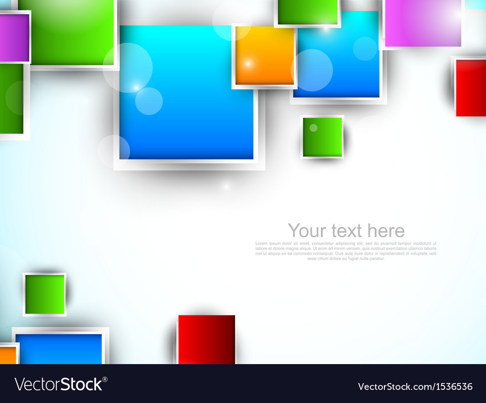 Abstract background with squares