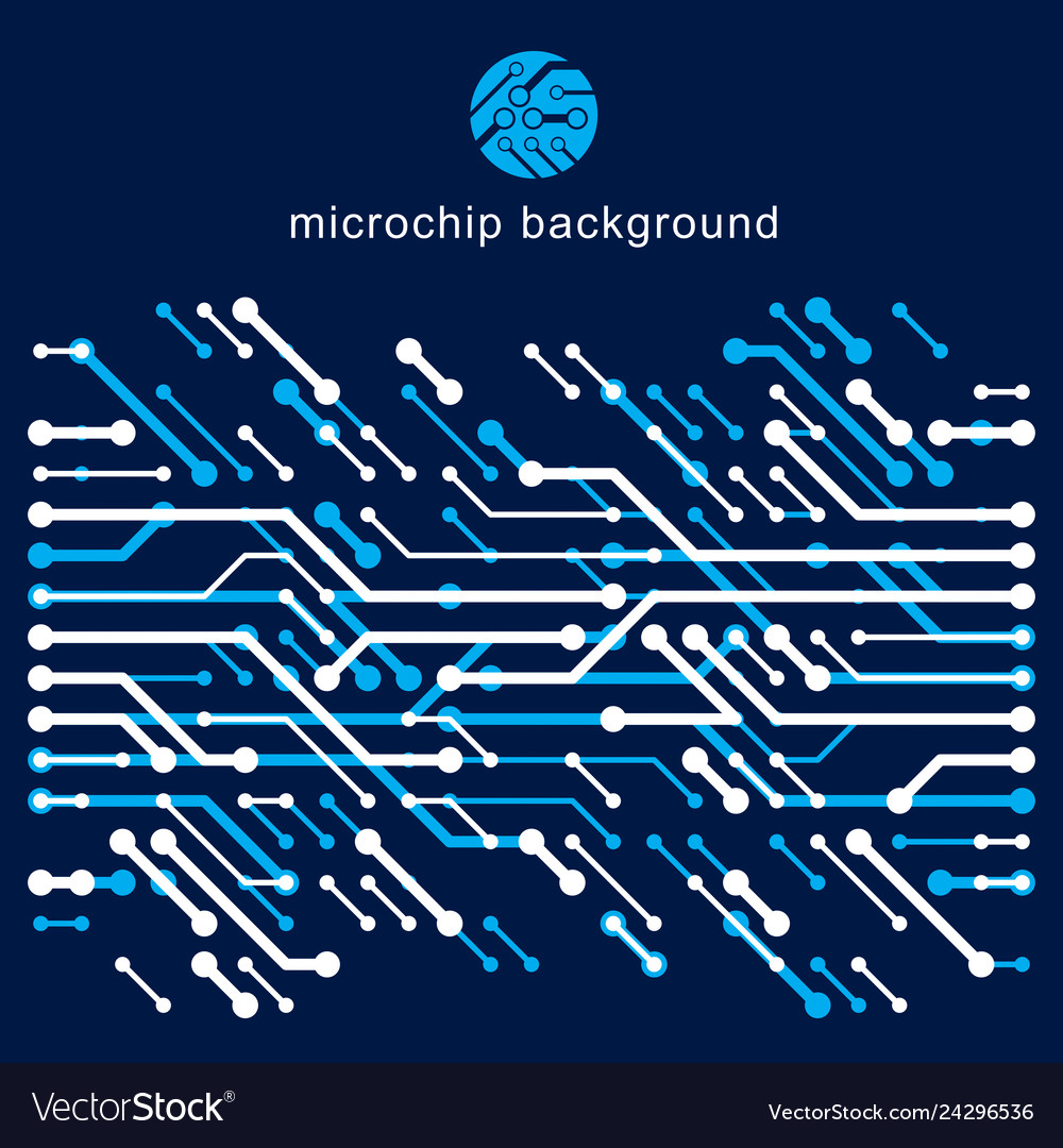Abstract computer circuit board technology