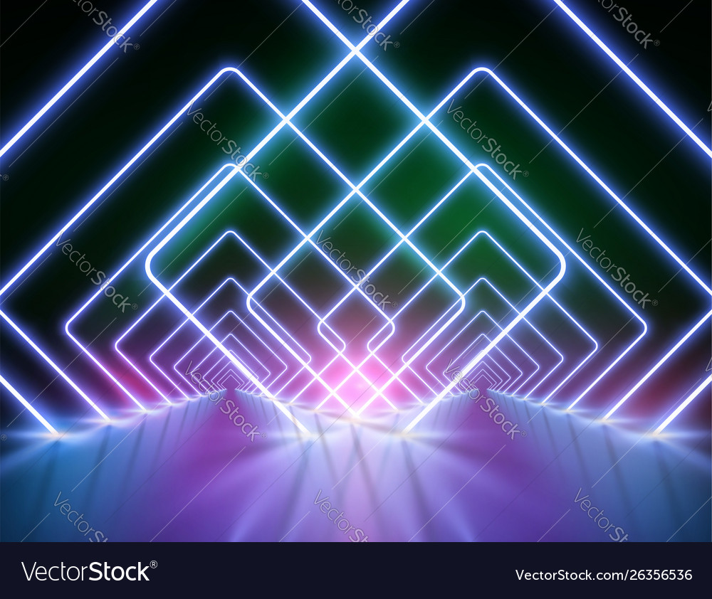 High-detailed neon light background Royalty Free Vector