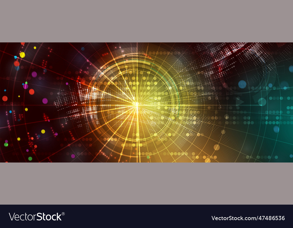 Neural network concept connected cells with links Vector Image Neural network concept connected cells with links
