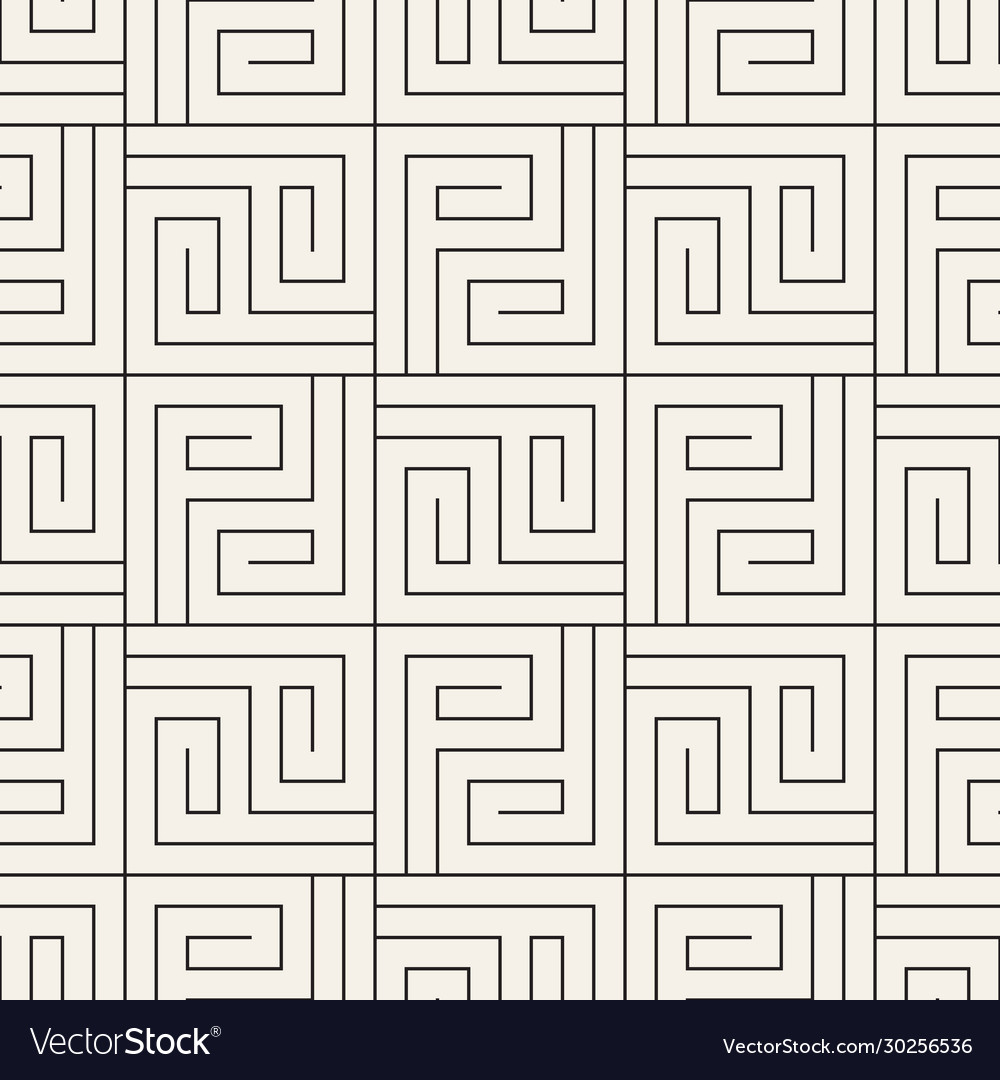 Seamless pattern stylish linear lattice vector image Seamless pattern stylish linear lattice