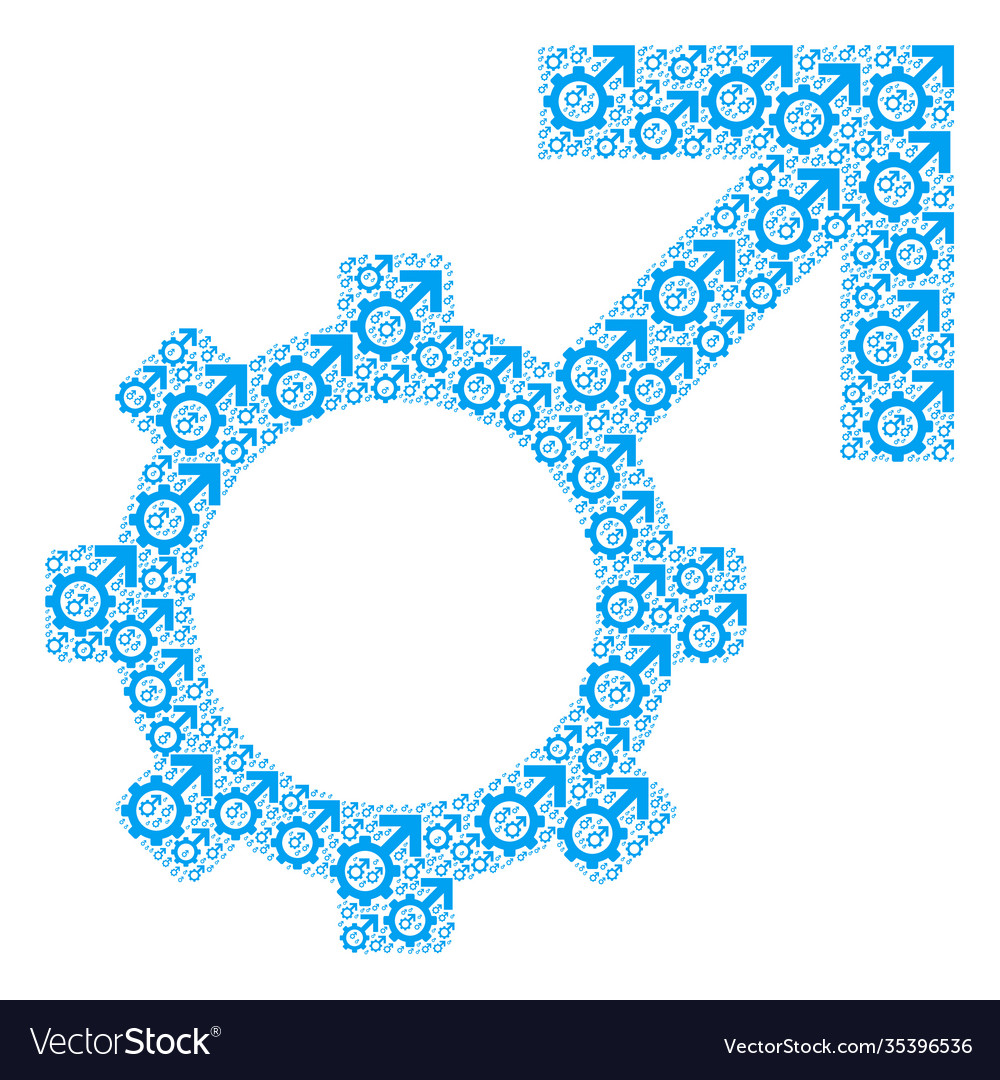 Technological potence recursive composition vector image Technological potence recursive composition