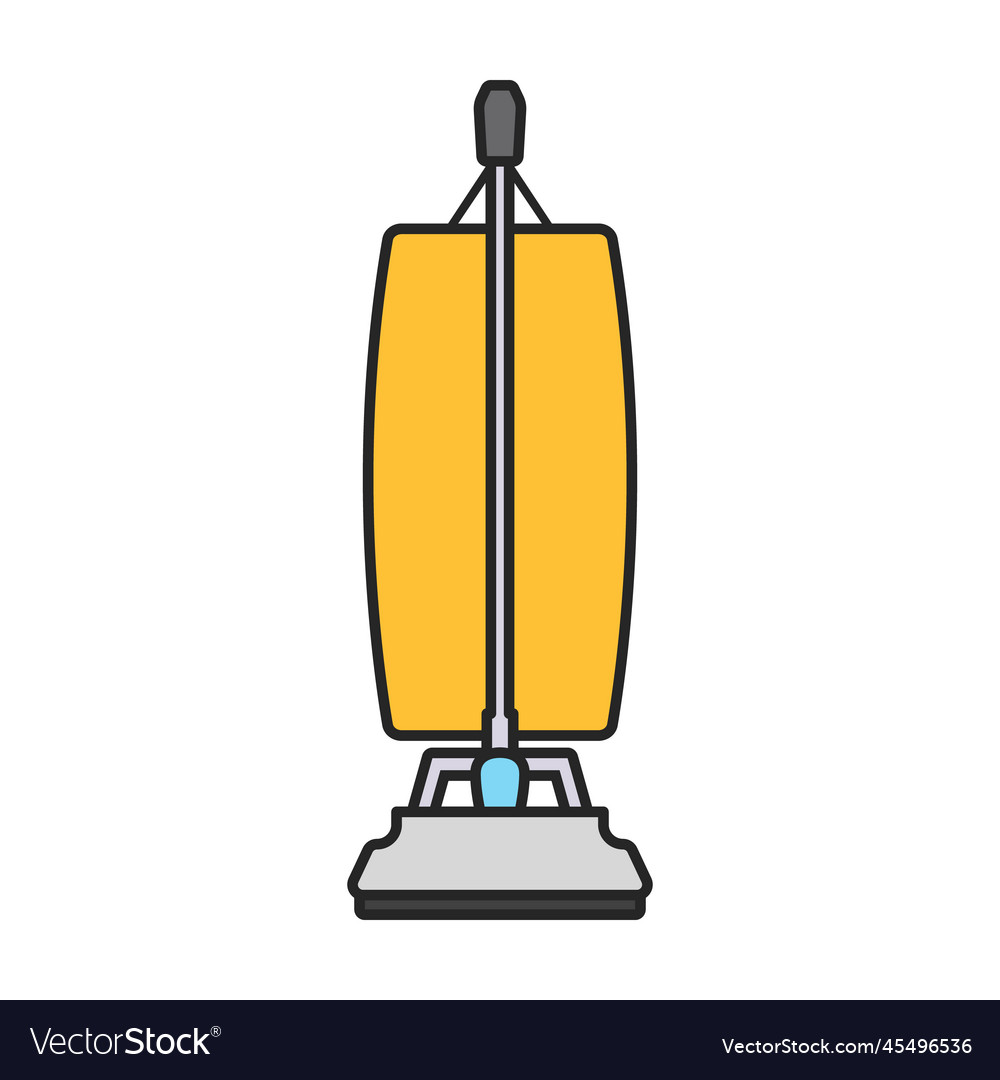 Vacuum cleaner iconcolor logo isolated