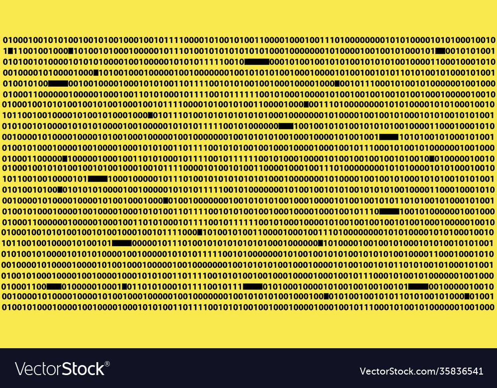 Binary codezero and one background Vector Image Binary codezero and one background