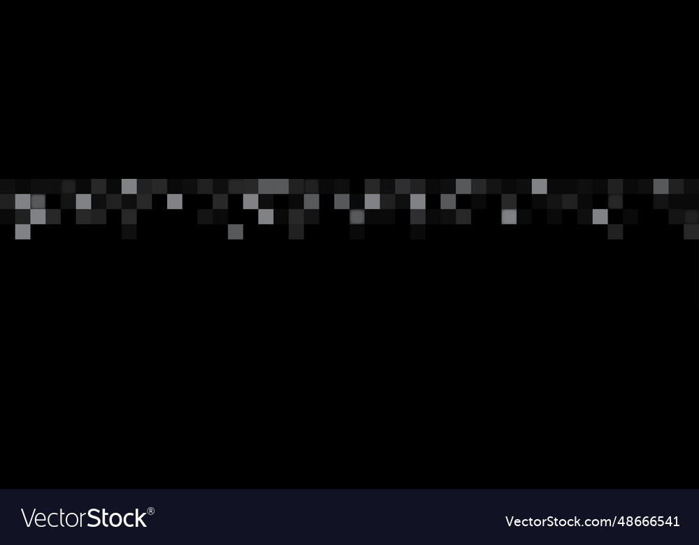 Black Cube and Square Abstract Background