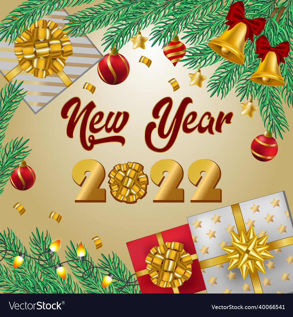 Christmas greeting happy new year festive