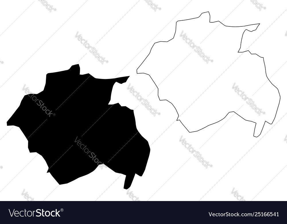 Constantine province map Royalty Free Vector Image