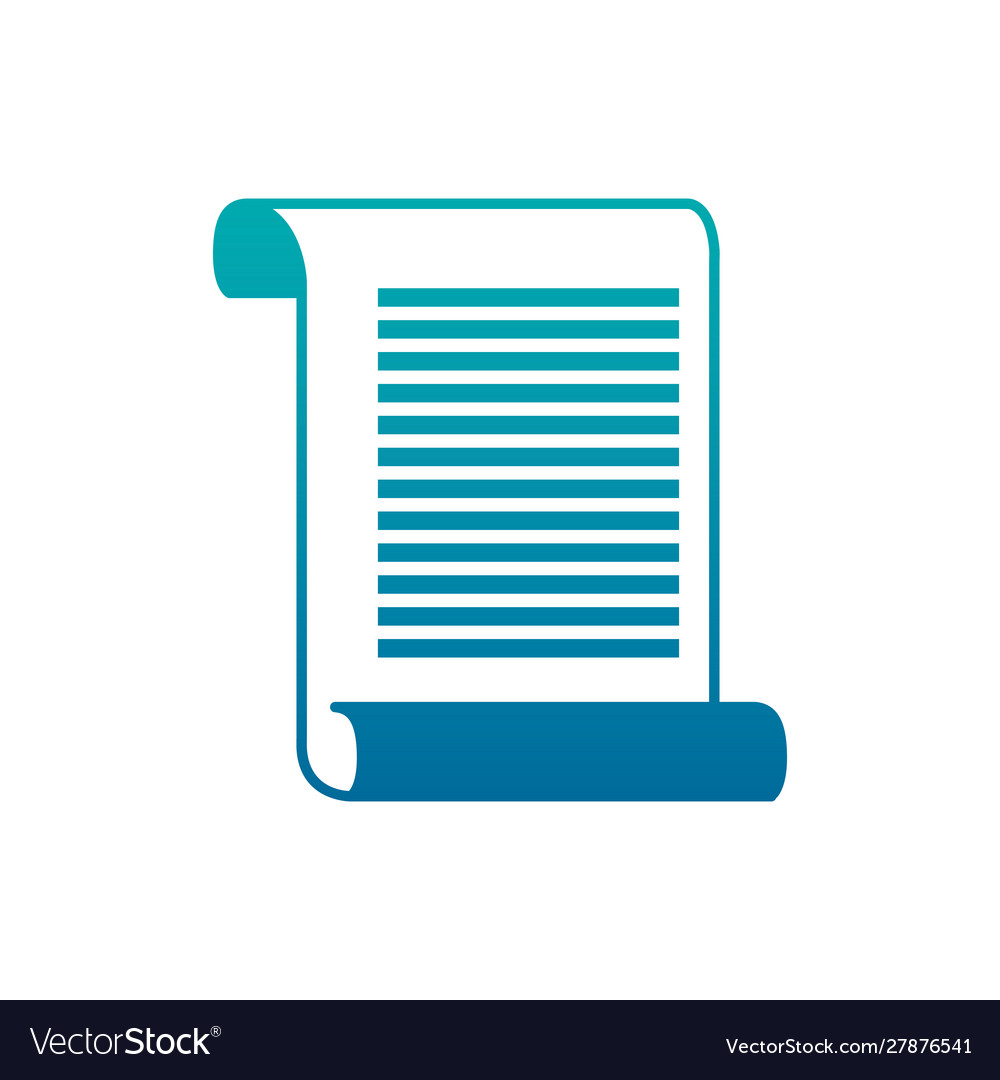 Isolated certificate paper gradient design