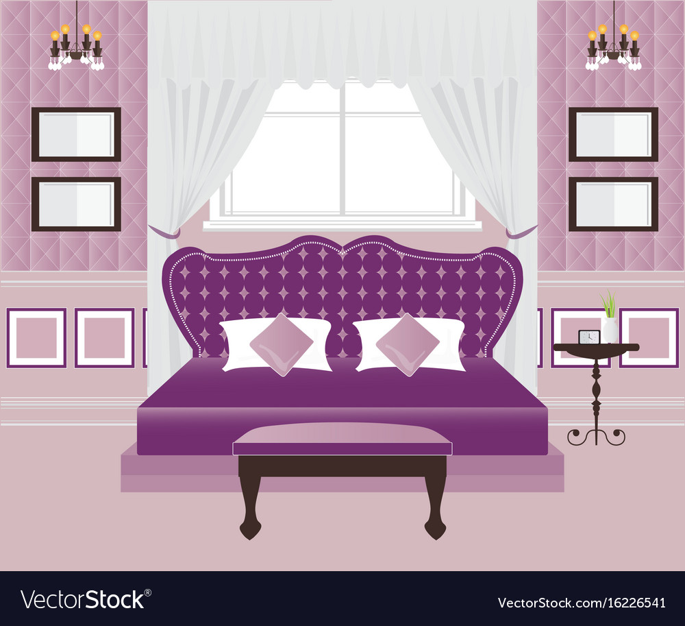 Moderne Schlafzimmer Innenraum