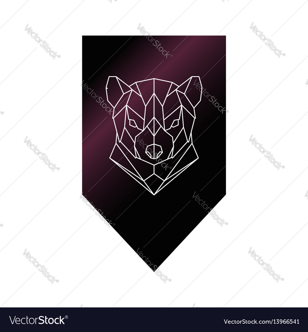 Tasmanian Devil Head - Polygonal Art