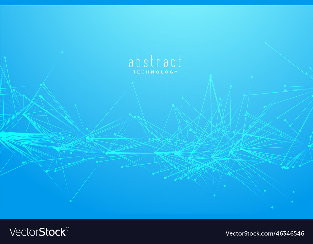 Abstract fractal chaos lines connection