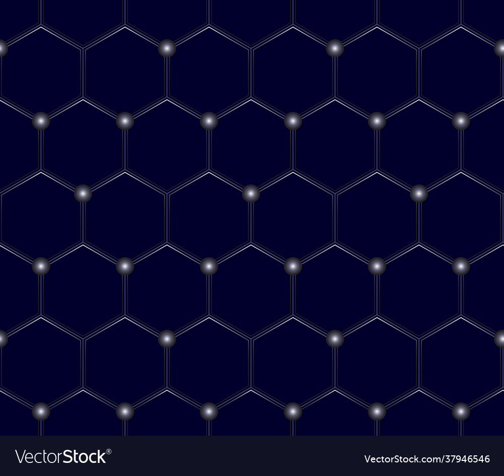 Abstract space on dark background with connecting