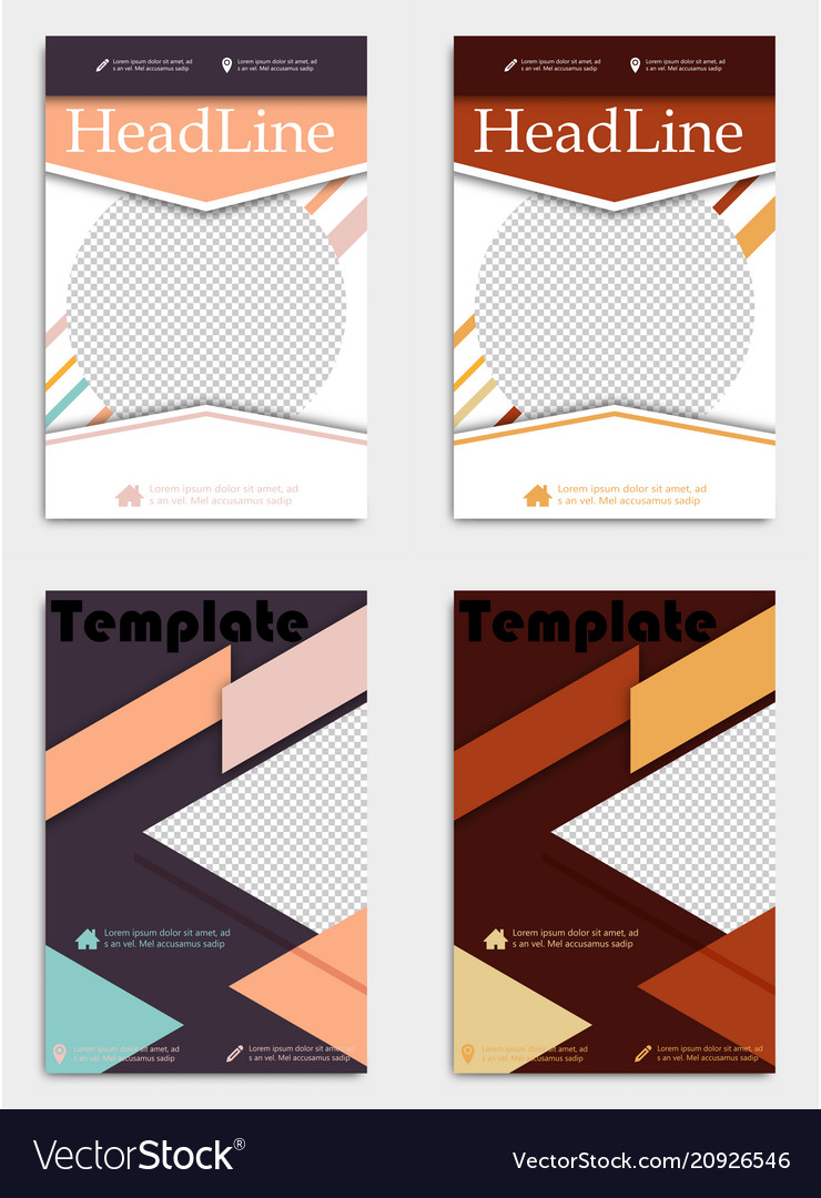Business card template with background pattern