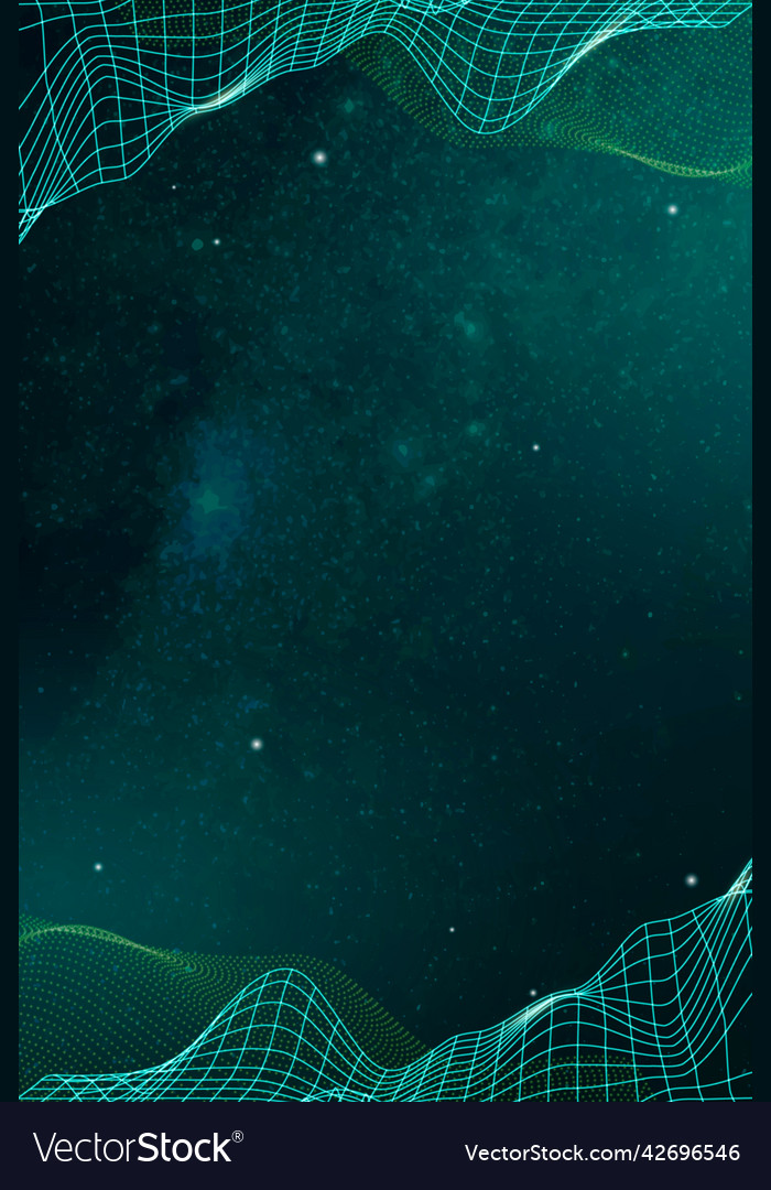 Green 3d abstract wave pattern background