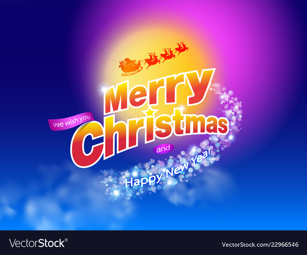 Merry Christmas Design B Royalty Free Vector Image