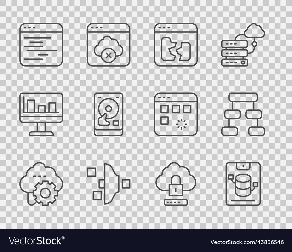 Set line cloud technology data transfer server