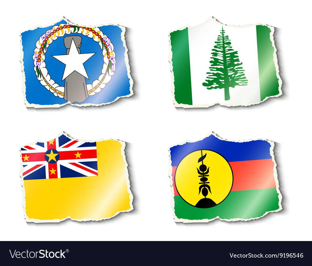 Set of flags
