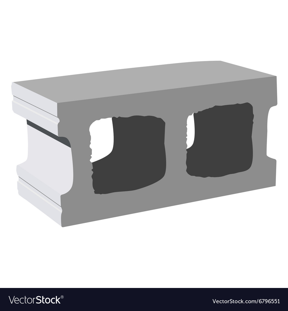 Concrete Block Vector