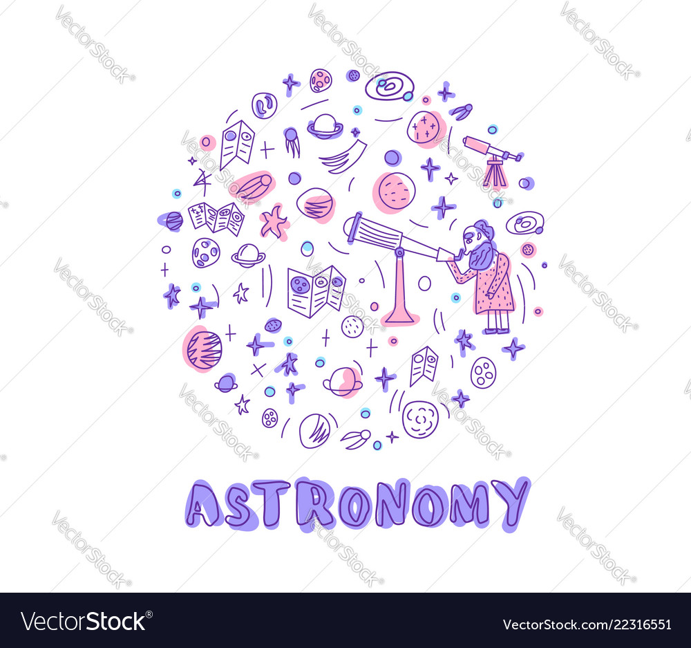 Design of astronomers and space objects