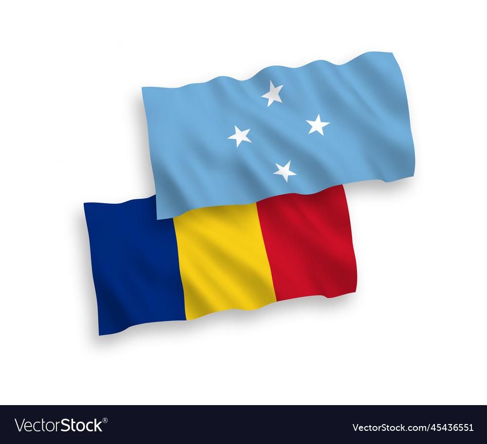 Flags of romania and federated states