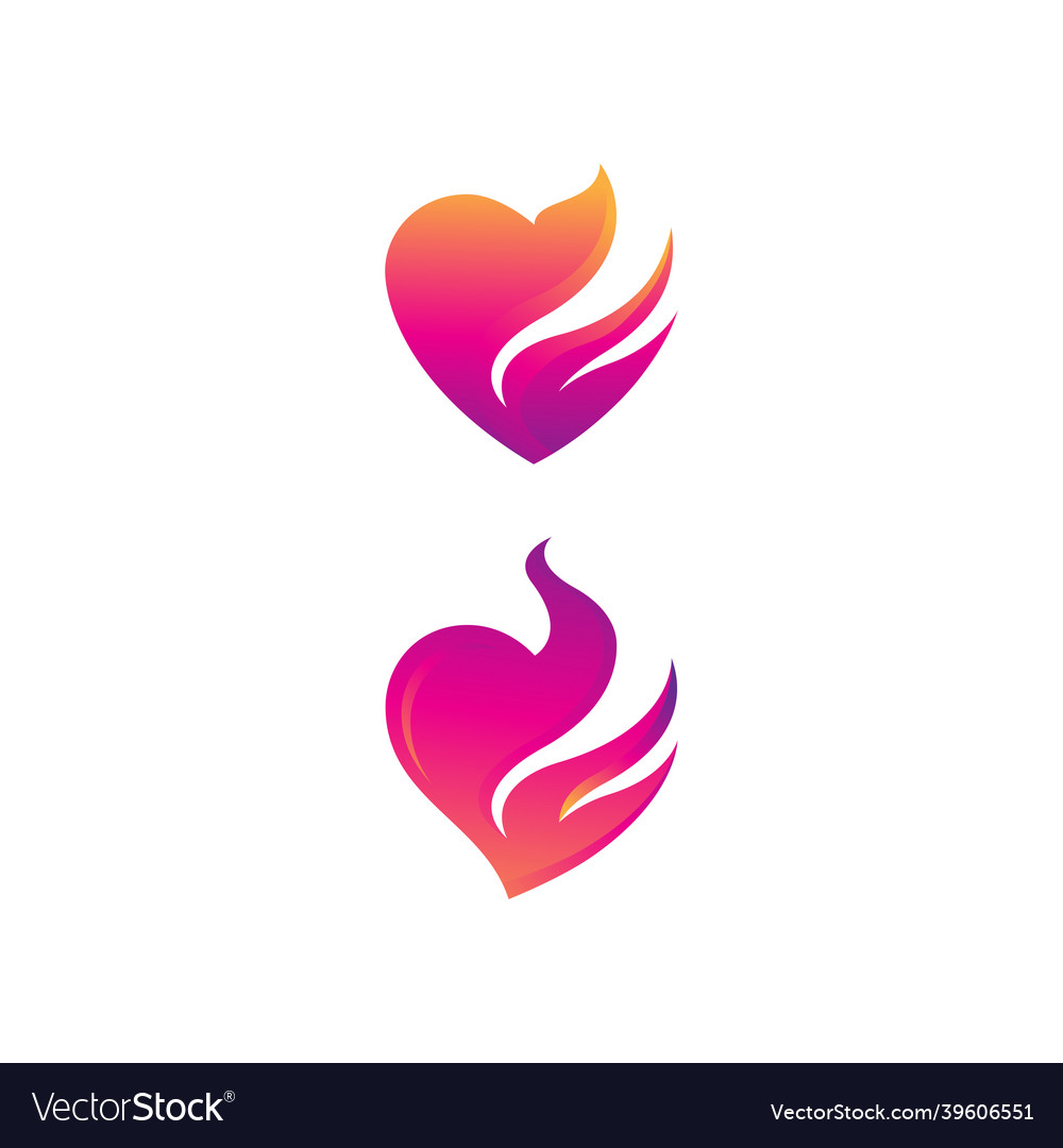Hot flame fire icon Vector Image Hot flame fire icon