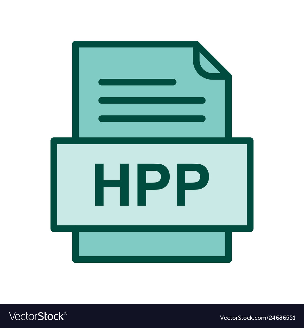 Hpp file document icon