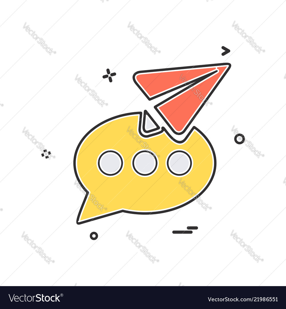 Send button icon design vector image Send button icon design