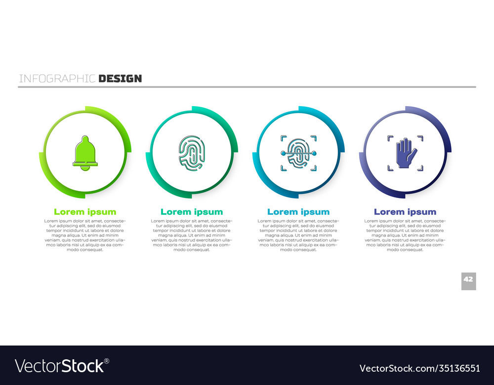 Set motion sensor fingerprint and palm vector image Set motion sensor fingerprint and palm