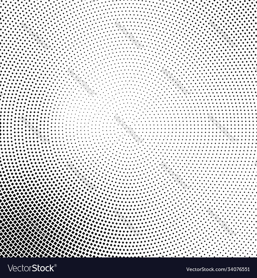 Squares halftone geometric background pattern